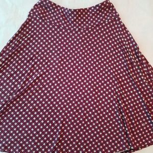Jersey circle skirt